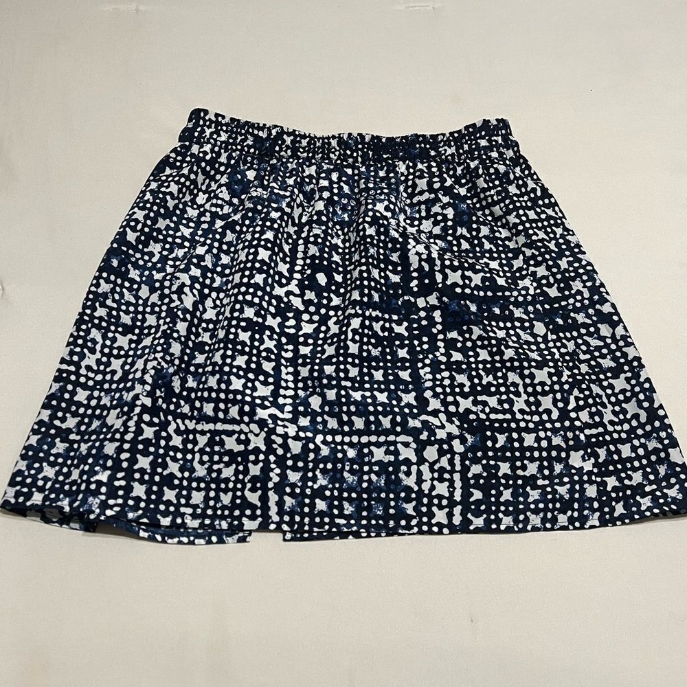 MICHAEL Michael Kors Navy and White Patterned Skirt